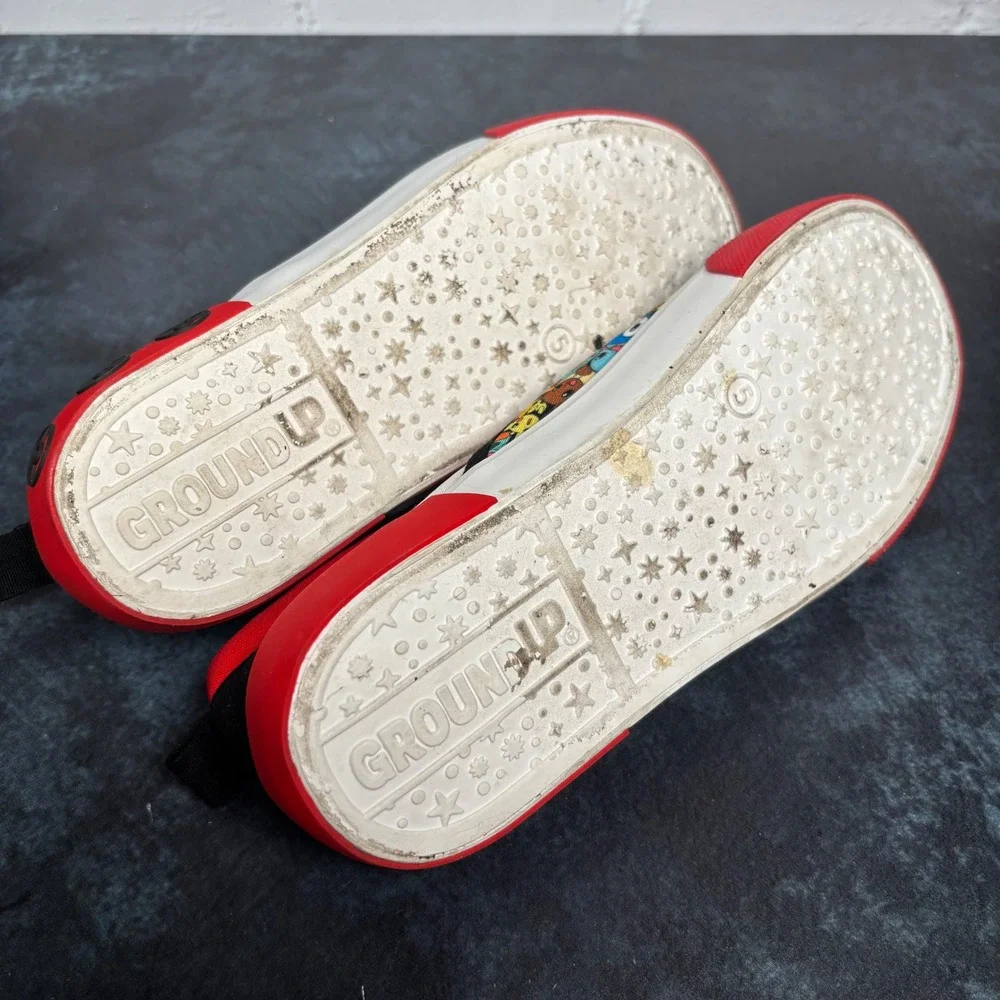 Pokemon Kids Slip On Shoes Size 5 Canvas Slip On Shoes Pikachu